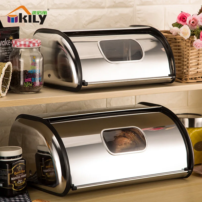 Хлебница, контейнер для хранения еды из нержавеющей стали, кухонный для завтрака, подарки, прочная Высококачественная толщина 35,5*23*14,5 см Хлебница, контейнер для хранения еды из нержавеющей стали, кухонный для завтрака, подарки, прочная Высококачественная толщина 35,5*23*14,5 см