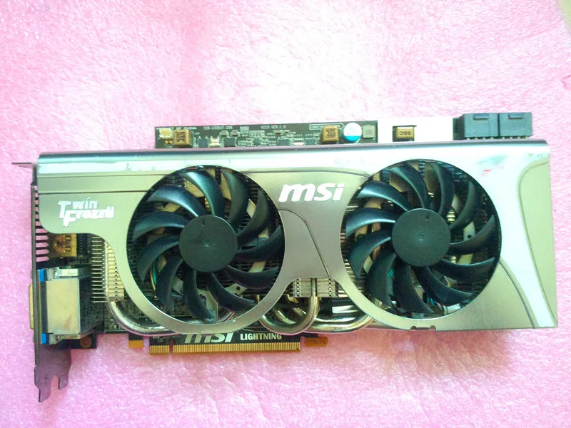  90% for new Original for MSI R5870 Lightning 256bit 1024MB DDR5 used graphics card 