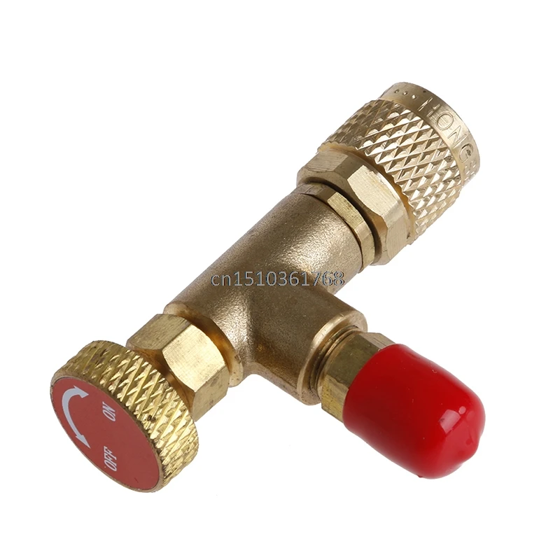 1 PC R410 90 grados refrigeración adaptador de conector indicadores manguera refrigerante aire acondicionado Herramienta # Y05 # C05 #