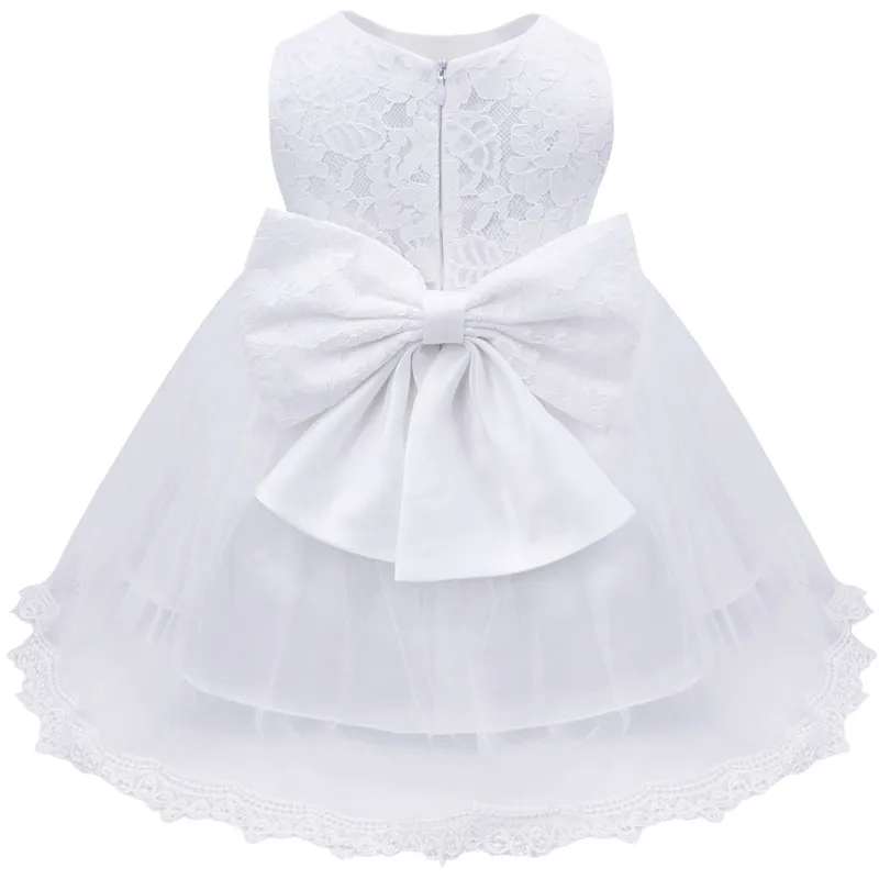 Новинка года; белое платье на крестины для девочек; платье для маленьких девочек; повседневная одежда; платье для свадьбы, дня рождения, крещения