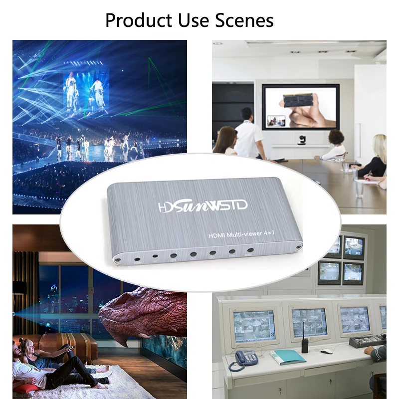 Новый HDMI 4x1 четырехъядерный многофункциональный переключатель Full 1080p бесшовный