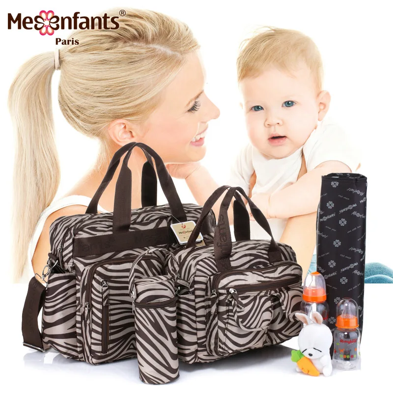 Сумка для детских подгузников с принтом 5 шт./компл.|multifunction diaper bag|nappy bagsdiaper bag |