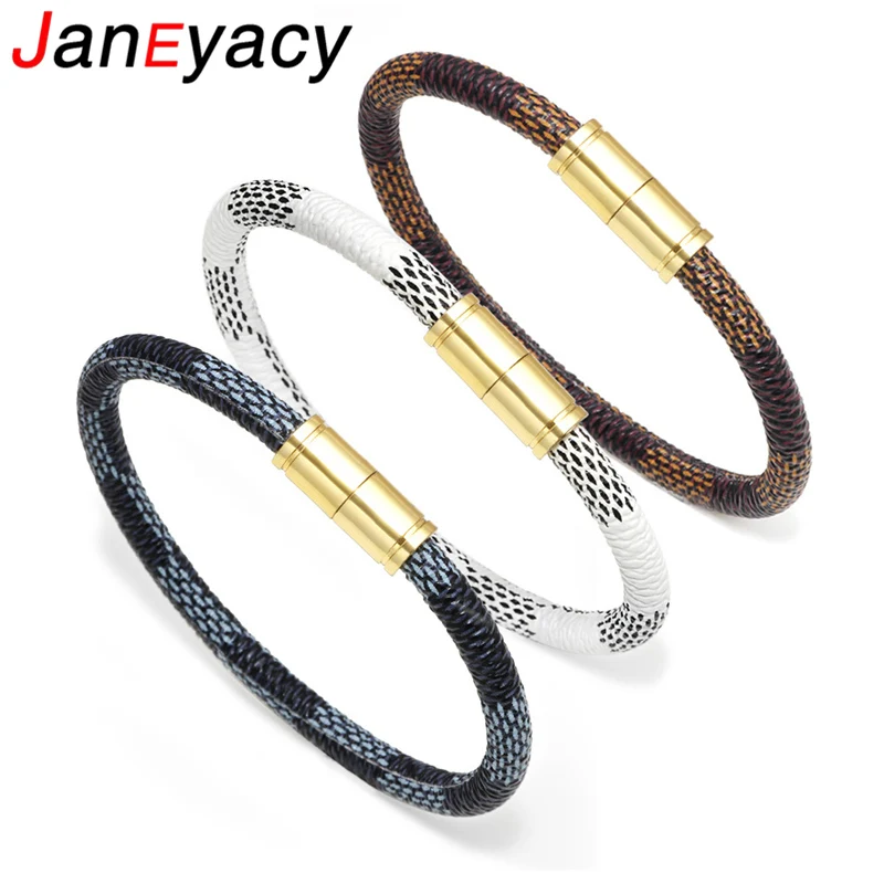 

Janeyacy New Fashion Alloy Magnetic Buckle Men Bracelet High-Quality Retro Bracelet Women Brave Knight Pulseira Bracelet Ladies