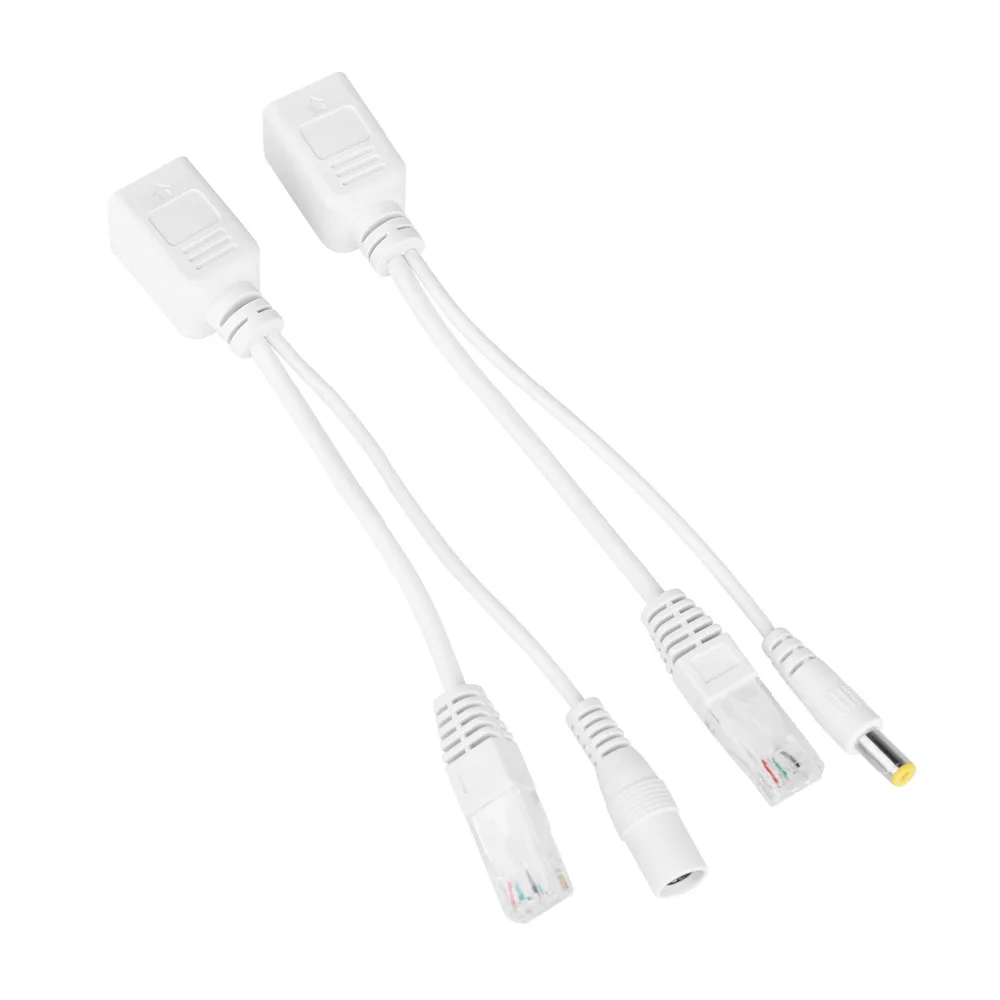 MISECU PoE кабель питания более инжектор Ethernet сплиттер 19 см Адаптер Комплект для ip