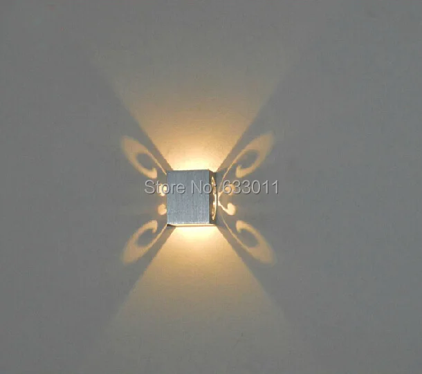 Conduziu a Luz do Ponto Ponto de Recesso Lâmpada de Parede para tv Lâmpada de Parede o Envio Gratuito de Luz Conduzida da Parede 1x3 w Parede de Recesso no Teto Decoração da Escada Arandela 7 Luminárias de parede