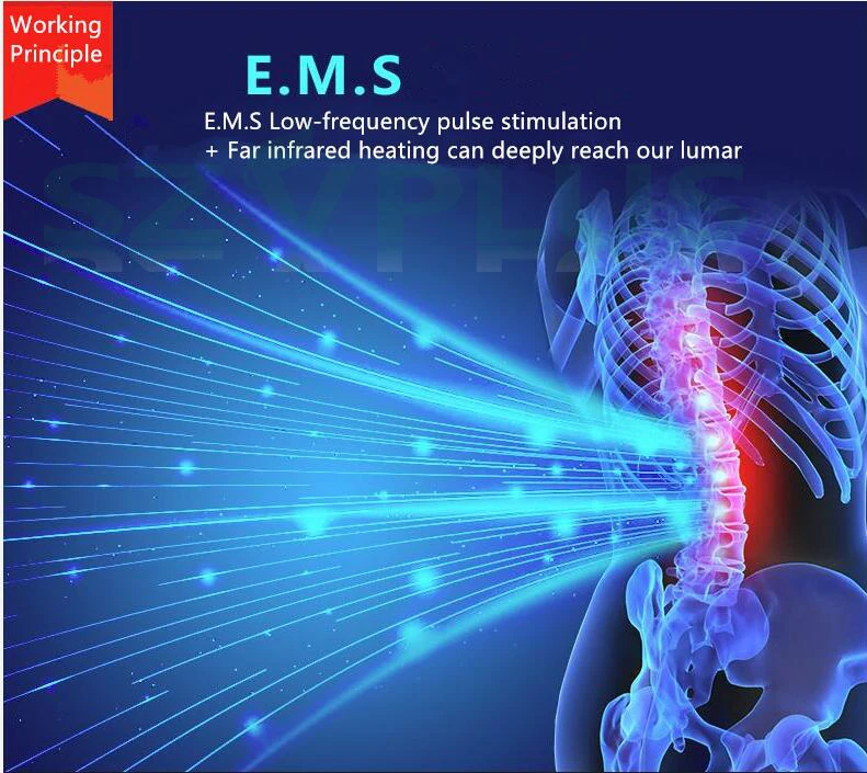 EMS нагревательный пояс миостимулятор Массажер для физиотерапии Электрический Миостимулятор для похудения импульсы брюшной пояс расслабляющий