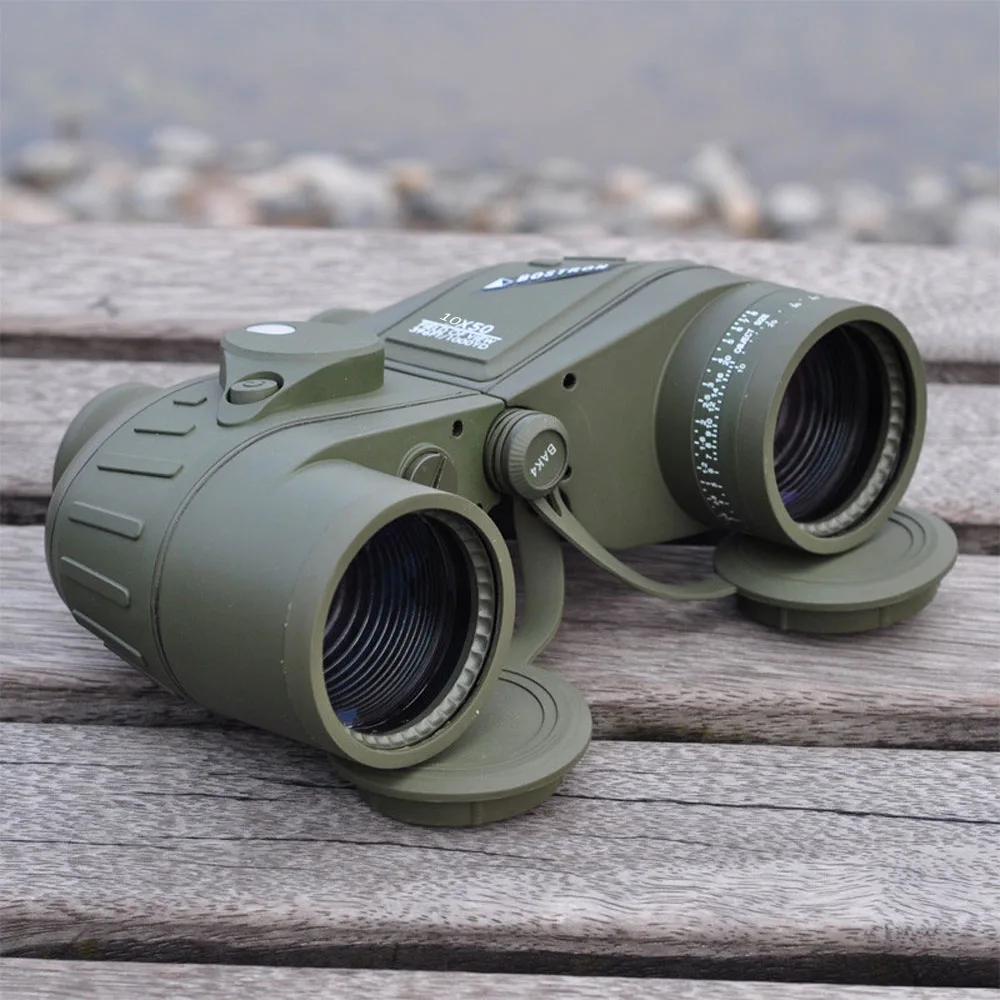 

396FT/1000YDS Military 10X50 Optic Binocular Telescope Spotting Scope with Compass Hunt CampTravel Concert Waterproof Shockproof