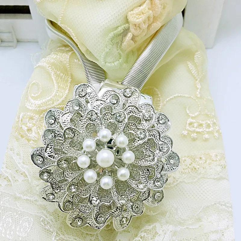 

Curtains Accessories Rhinestone Flower Magnet Forms Curtains Tieback Magnetic Curtains Buckle Window Screening Ball Clip Holder
