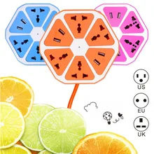Hot Sale Home Switched Socket EU Plug 4 Outlets 4 USB Ports Adapter Power Strip Extension Adapter Socket