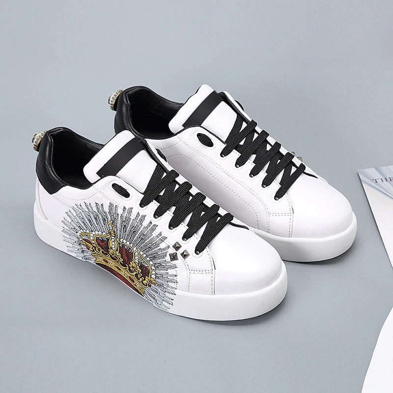 

218 fashion women spring autumn sneakers leisure shoes flats real genuine cow leather woman casual loafers shoes white