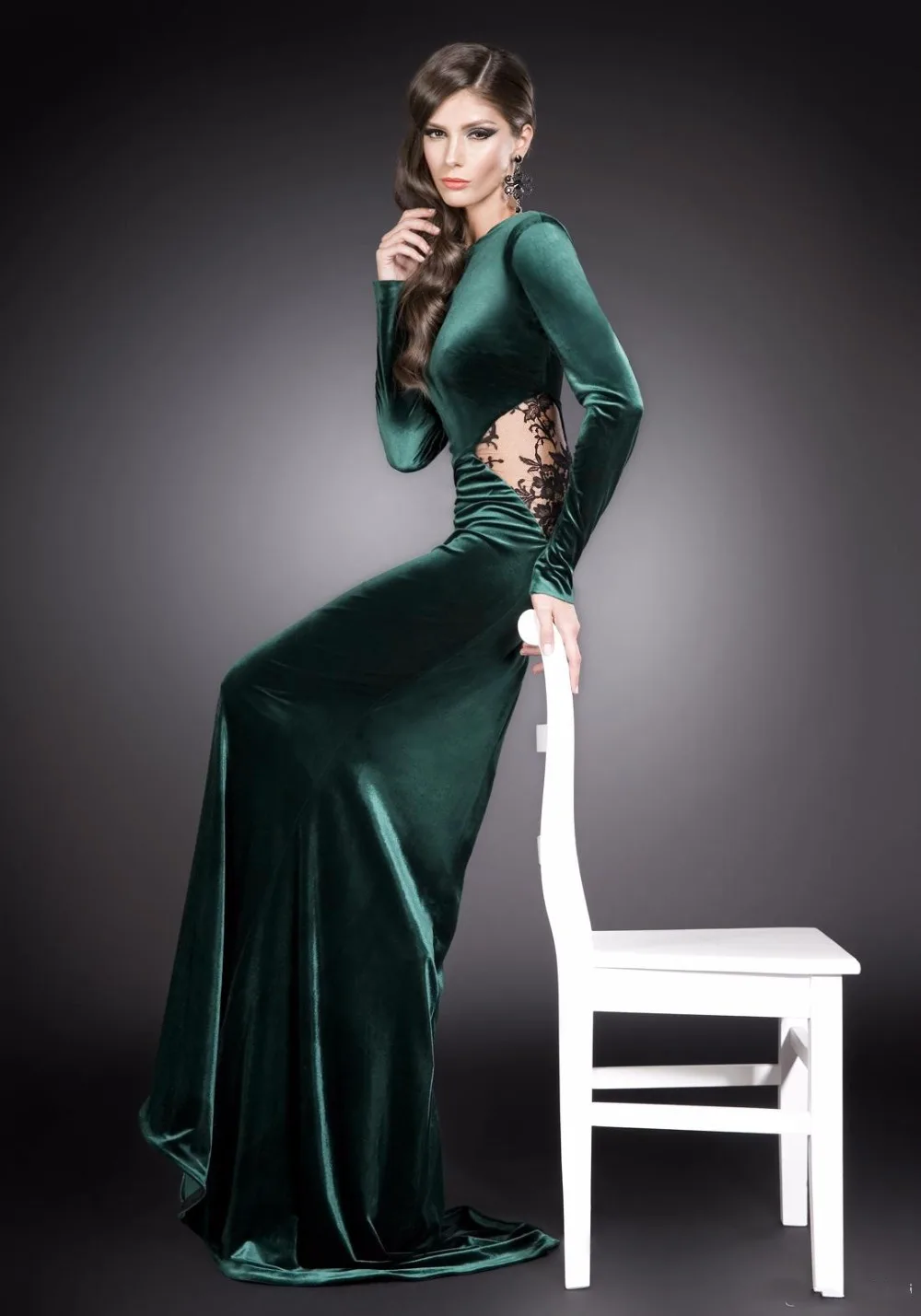 couture green gown