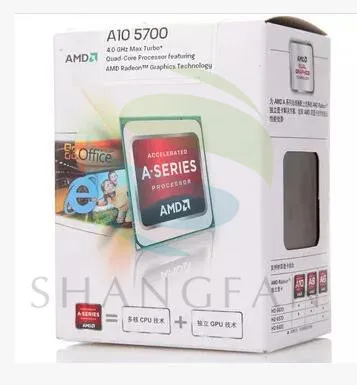100% новый AMD A10 5700 A10-5700 5700K A10-5700K 3 4 ГГц 65 Вт Quad-Core Процессор процессор AD5700OKA44H гнездо