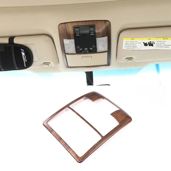 

Pine Wood Grain Roof Reading Lamp Frame Trim For Toyota Land Cruiser Prado FJ150 150 2010-2018 Car Accessories