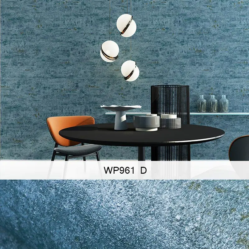 Ретро ностальгические 3D однотонные цементные серые обои ПВХ водонепроницаемые скандинавские обои для гостиной магазина одежды Домашний декор рулон - Цвет: WP961 D