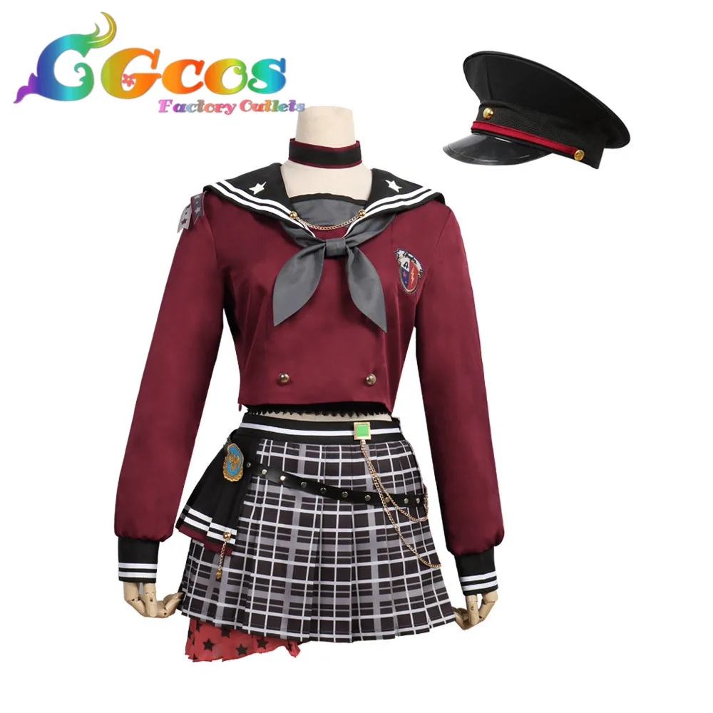CGCOS Косплей Костюм BanG Dream! Afterglow Lost One Mitake Ran Платье Аниме Униформа Хэллоуин