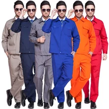 10 компл. Рабочая одежда электрика с длинными рукавами комплект мужской защитной одежды Автомобильная Механическая форма логистика Рабочая одежда