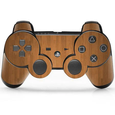 Best Price Wood Design Protector Vinyl Skin Sticker For PS3 Controller Controle Decal Gamepad Cover For Sony Playstation 3