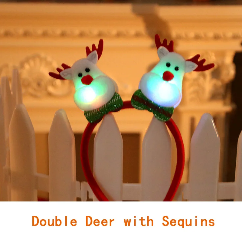Double deer with Sequins