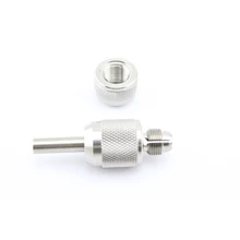 Фирменные новые ручки из нержавеющей стали с резьбой для татуировки многоразовые для профессиональной татуировки