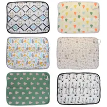 Детские мочалки коврик матрас коврик для новорожденного водонепроницаемый ТПУ складной моющийся многоразовые мягкие дышащие пеленки переносные подушечки