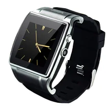 Bluetooth Smart Armbanduhr 2 Telefon L18 SmartWatch Uhr mit GSM/GPRS SIM-TF-KARTE 2MP Kamera FM Radio für Android Smartphone
