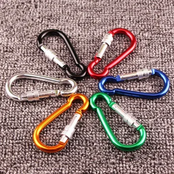 

eTya Women Men Travel Bags Aluminum Alloy buckle Rubber hook For Water Bottle Key Holder Travel Accessories Colour Random