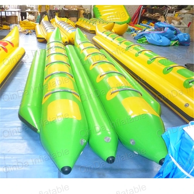 10 seats Inflatable water rowing double tube boat inflatable dinghy