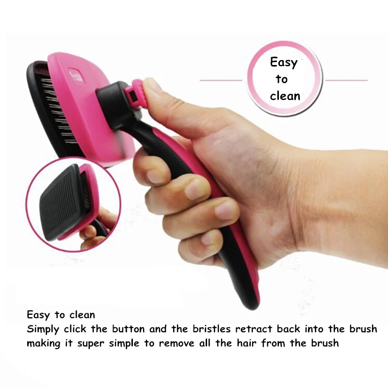 retractable dog brush