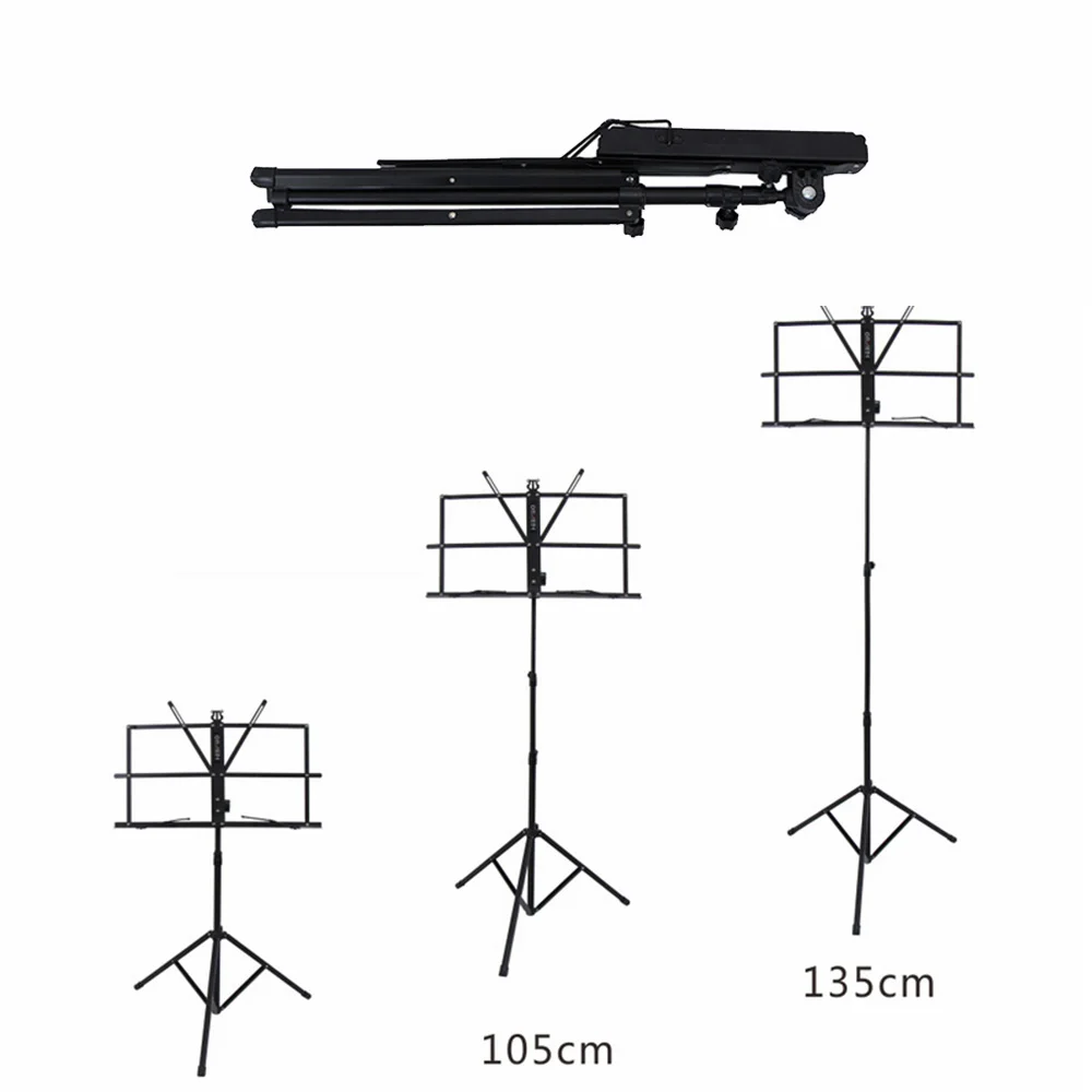 Складной Лист Музыка Штатив Держатель легкий с водонепроницаемая сумка для Скрипка для фортепиано гитары запчасти Музыкальные инструменты