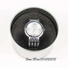 Новейшие 20 шт/партия металлические упаковочные коробки для часов круглые часы для хранения подарочная коробка