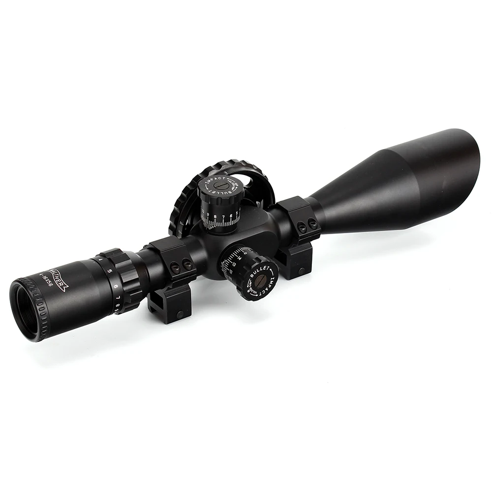 WALTHER FT 4-16X56 Hunting Riflescope Mil Dot Glass Etched Reticle Side Wheel Parallax Adjustment Turrets Reset Rifle Scope (6)