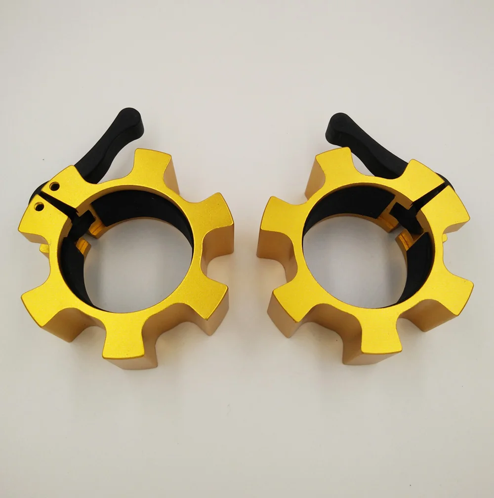 1 Pair 2 Inch Weight Lifting Aluminum Standard Barbell Collar Lock Jaw Barbell Fitness Body Building Equipment Gym Dumbbell Clip 1 Pair 2 Inch Weight Lifting Aluminum Standard Barbell Collar Lock Jaw Barbell Fitness Body Building Equipment Gym Dumbbell Clip
