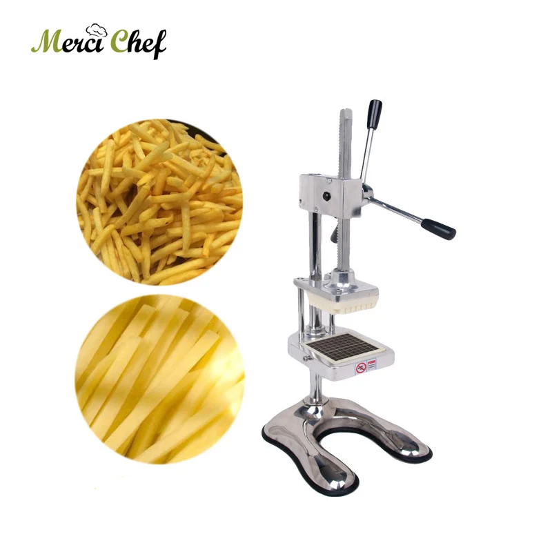 

Manual fruit apple Vegetable Slicer Commercial Kitchen potato chip press machine French Fry Cutter with 3 blades