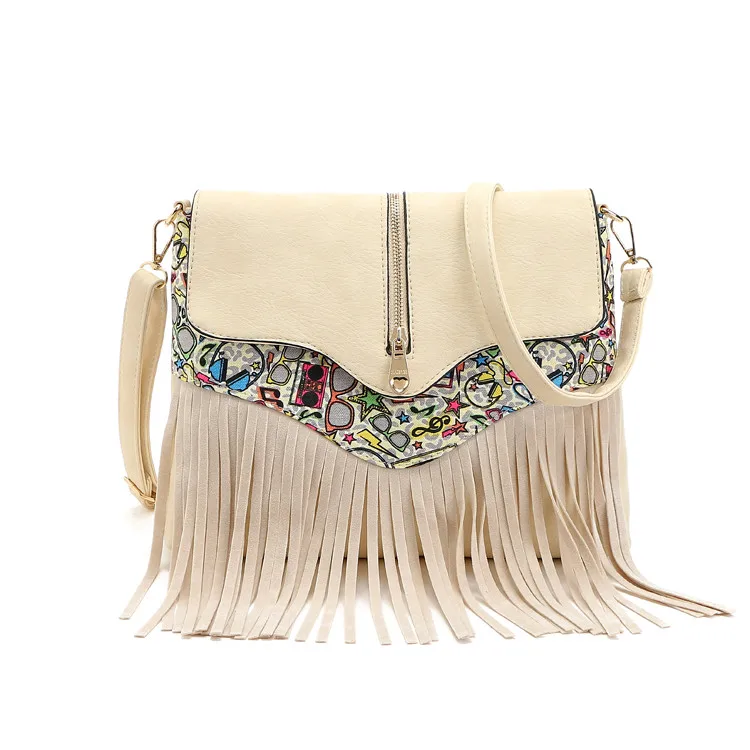 sac boheme ethnique creme