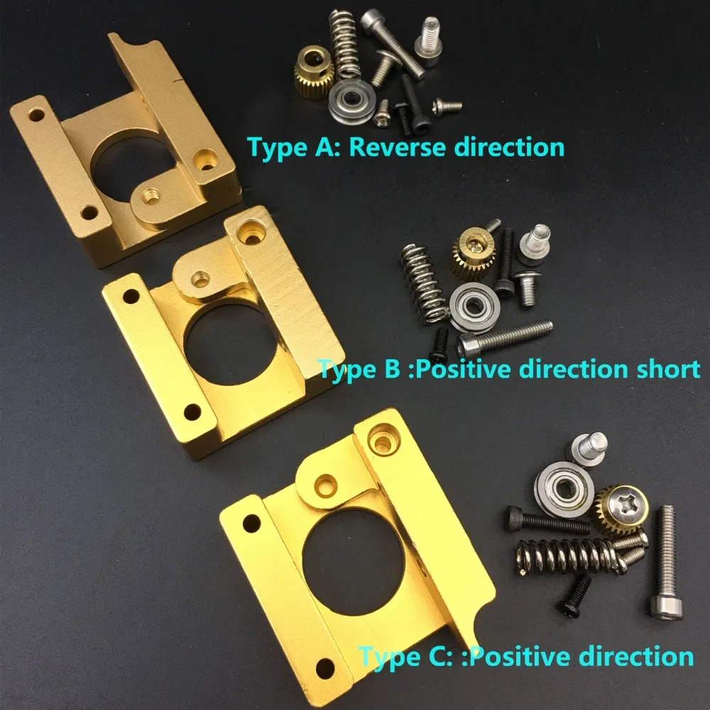 3D printer accessories MK8 extruder aluminum block DIY kit Makerbot dedicated single nozzle extrusion head aluminum block