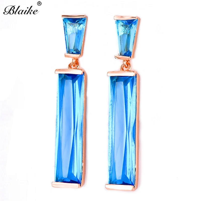 Женские серьги подвески Blaike длинные из