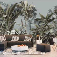 Beibehang пользовательские 3D фото обои Европейский ретро ручная роспись тропический лес Фреска ТВ фон обои домашний декор