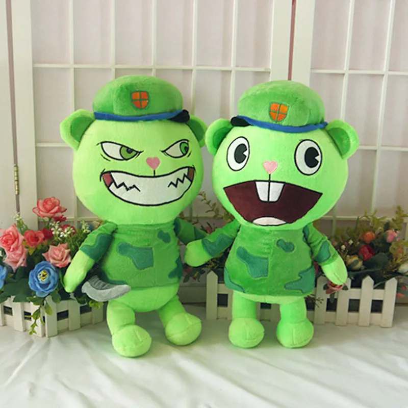 Плюшевые куклы Happy Tree Friends аниме HTF флиппи плюшевые игрушки 40 см мягкая подушка