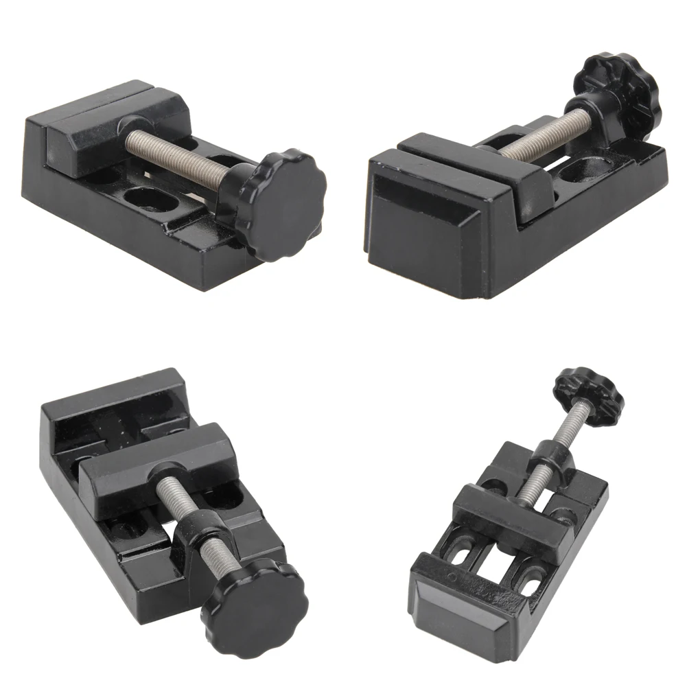 

Mini Bench Table Vise for Metalwork Vise Clamp Aluminum Alloy Metal Locksmith Clip DIY Sculpture Craft Carving Tool Supplies