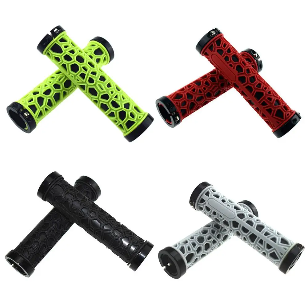 2Pcs//set Rubber Bicycle Grip Cycling Mountain Bicycle Scooter Handle Bar Grip HI