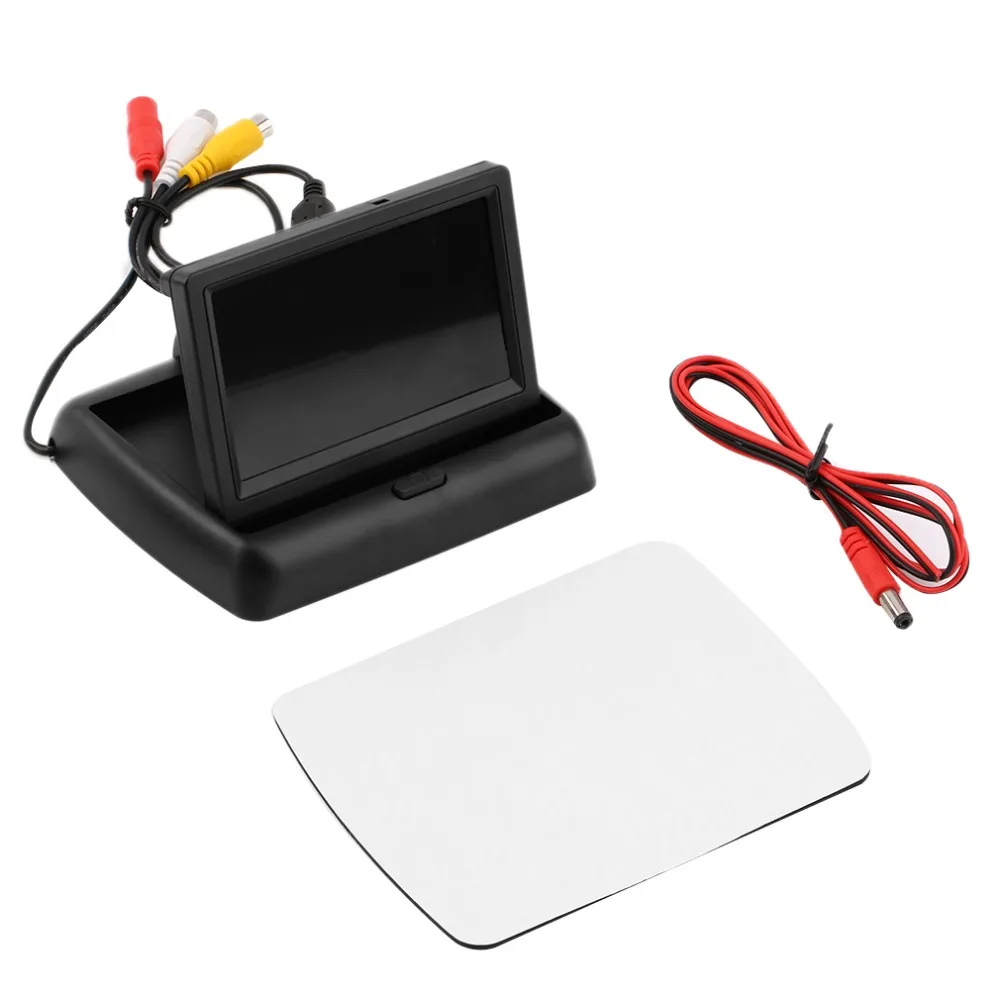 4 3 Car LCD TFT Foldable Color Monitor Screen For Car Reverse Rearview font b Camera