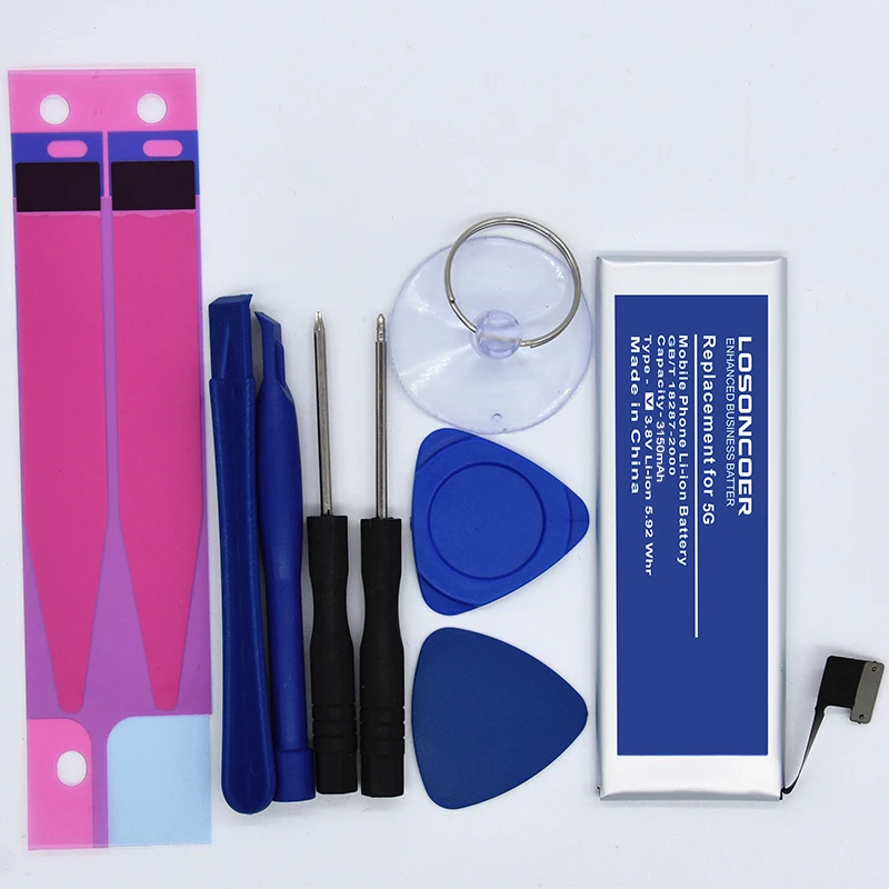 For iPhone 5 Battery for iphone 5G Battery Gift stickers+install tools (6)