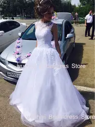 2019 Новое свадебное платье на заказ vestido de noiva бальное платье c аппликациями халат de soiree элегантное vestido молния сзади на заказ