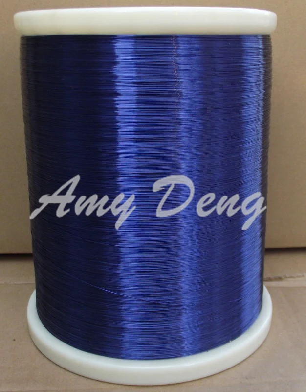 500 м/лот 0.35 мм новые полиуретановые эмалированные круглые обмотки Синий эмалированный провод QA-1-155