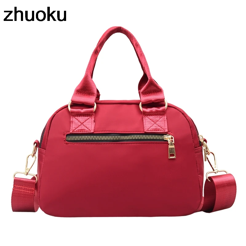 حقائب الكتف الصغيرة للنساء crossbody حقيبة يد العلامة التجارية الشهيرة الإناث الشاطئ النايلون الصلبة الأعلى مقبض سفر رسول حقائب الكتف الصغيرة للنساء crossbody حقيبة يد العلامة التجارية الشهيرة الإناث الشاطئ النايلون الصلبة الأعلى مقبض سفر رسول