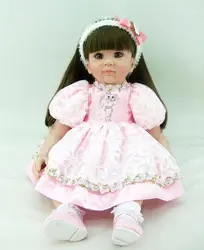 60 см силикона Reborn Baby Doll девочек игрушки 24 дюйма милые девушки куклы для Рождественский подарок Реалистичного Reborn Детские игрушки играть