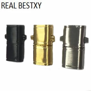 

20pcs/lot hole size 20*5mm Custom logo Stainless Steel Ropes Cord Bracelet Connectors Clasp Jewelry Findings Accessories For DIY