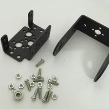 2 DOF сервопривод кронштейн комплект DIY рука робота с подшипником Роботизированная платформа