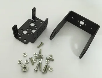2 DOF Servo Bracket Mount Kit DIY Robot Arm with Bearing Robotic Platform industrial robot 3d rotate mechanical arm alloy manipulator 6 dof robot arm rack with 996 servos 1 alloy gripper controller