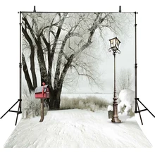 Cenários de Fotografia de natal Branca de Neve Floresta Fundo Para Estúdio de Fotografia Foto de Fundo Para A Fotografia Achtergrond